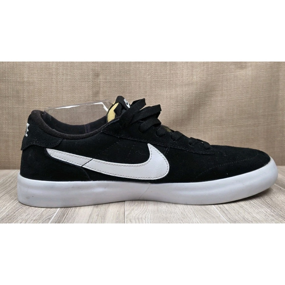 Nike SB Heritage Vulc Black White Casual Skate Shoes Sneakers Trainers Mens 10 - Picture 4 of 10
